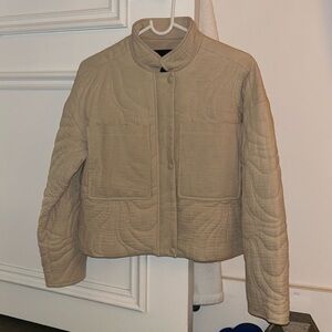 7 for all mankind beige jacket NWOT